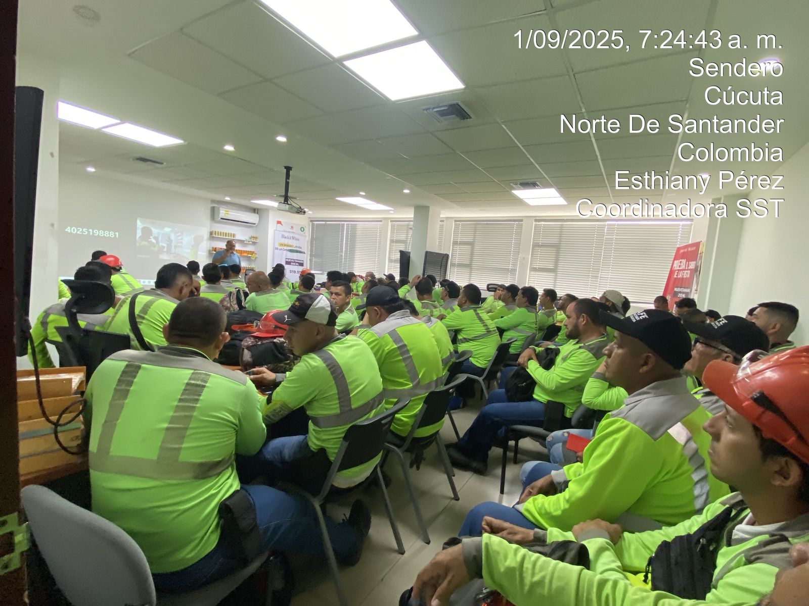 Evidencia de capacitación